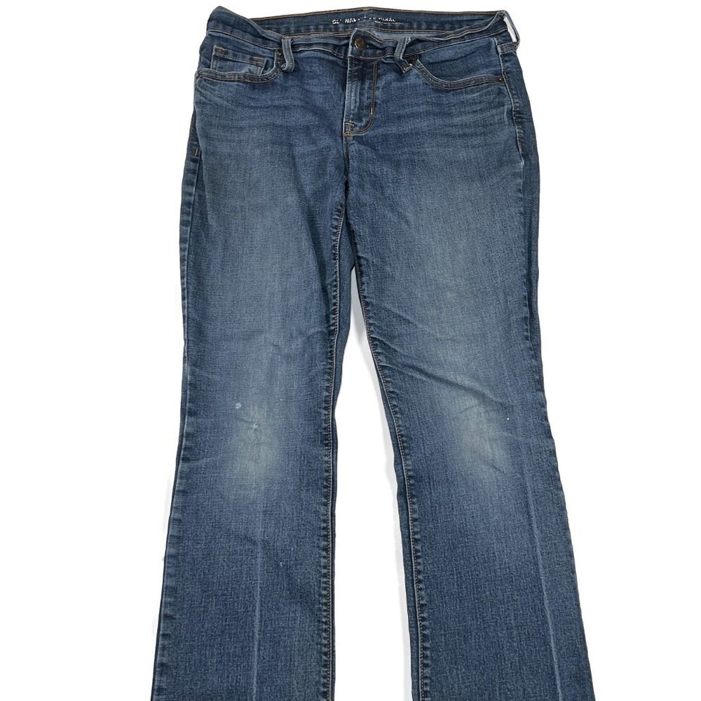 Old Navy Womens Sz 6 Short Denim Blue Jeans - Picture 2 of 9